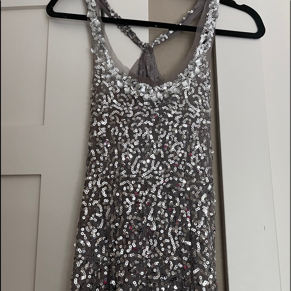 Sparkly & chic tank, great for NYE or a night on the town!